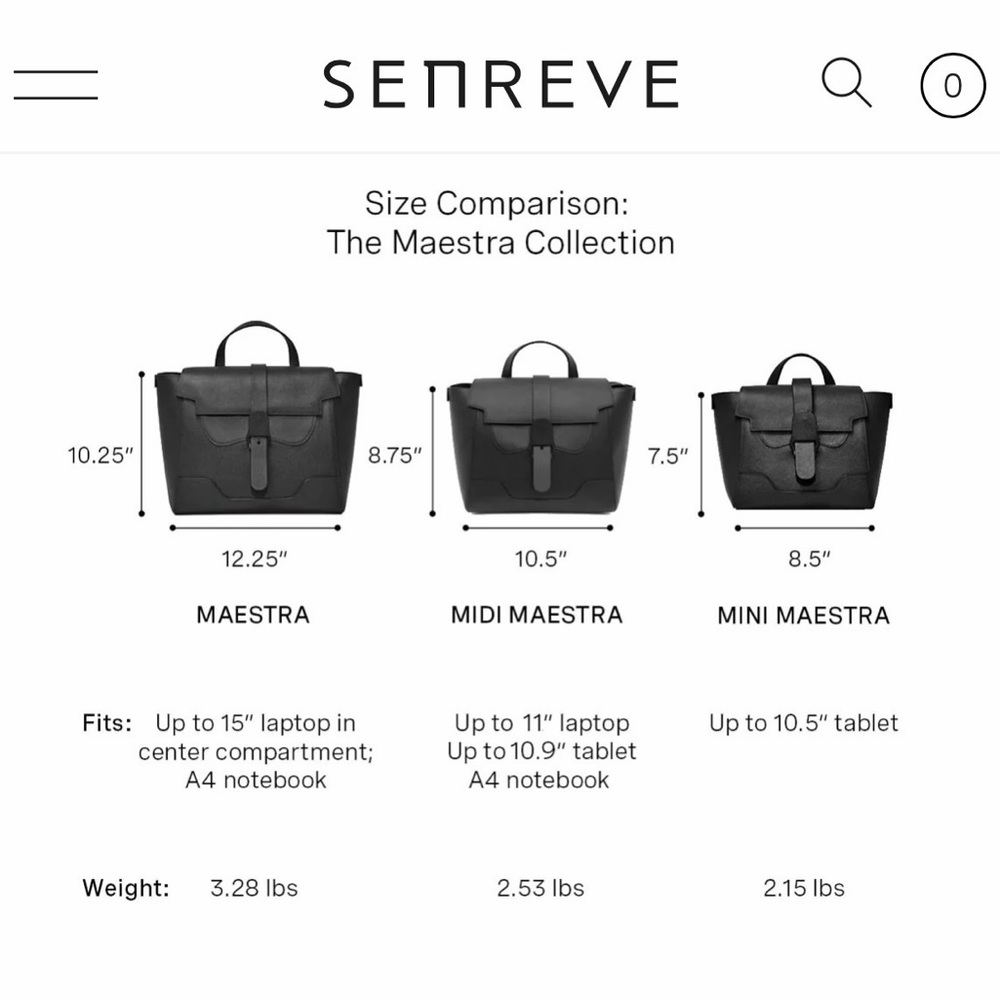 Senreve Maestra Lavender Women's Bag - Picture 9 of 11